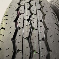 新車外し 2023年製 BS BRIDGESTONE ECOPIA RD613 195/80R15 107/105N LT 15インチ 夏タイヤ 4本 ハイエース キャラバン　(JR494)