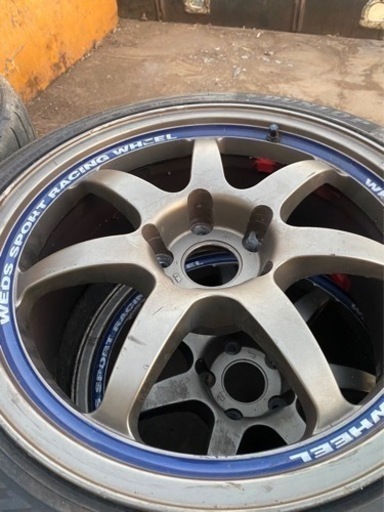 【廃盤 絶版品】WedsSport SA-90 17in 8J +33 PCD114.3 TS ブロンズ ホイールのみ