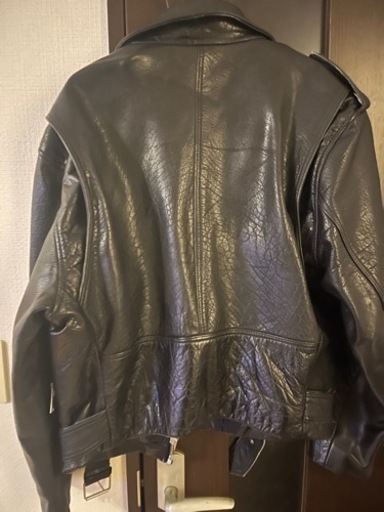 ZARA レザーライダースジャケット　革ジャンふ