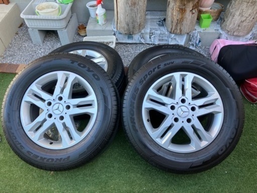 ベンツ　G ゲレンデ　純正タイヤホイール4本セット　265 60 18