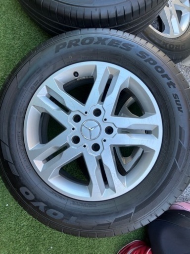 ベンツ　G ゲレンデ　純正タイヤホイール4本セット　265 60 18 