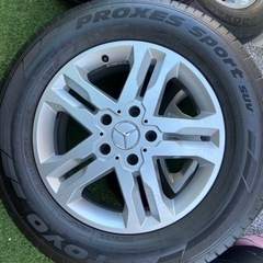 ベンツ　G ゲレンデ　純正タイヤホイール4本セット　265 60 18 の画像