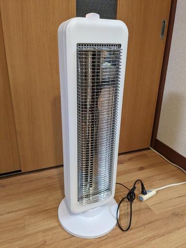 ■　遠赤外線電気ストーブ、10800円、首振り、2021年、IRIS、山梨県甲斐市