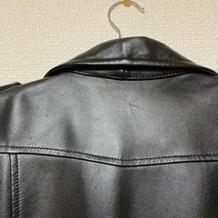 トゥデイフル　リアルレザー　ライダースジャケット　38の画像