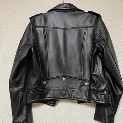 トゥデイフル　リアルレザー　ライダースジャケット　38の画像