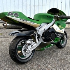 ★ポケバイ★ 始動未確認 レーサー サーキット ポケットバイク カワサキNinja仕様の画像