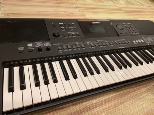 キーボード ヤマハ ポータブルキーボード 61鍵盤 PSR-E463 758音色 音楽制作 サンプリング DJ ブラック