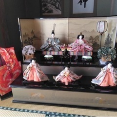 【中古品】雛壇　ひな人形