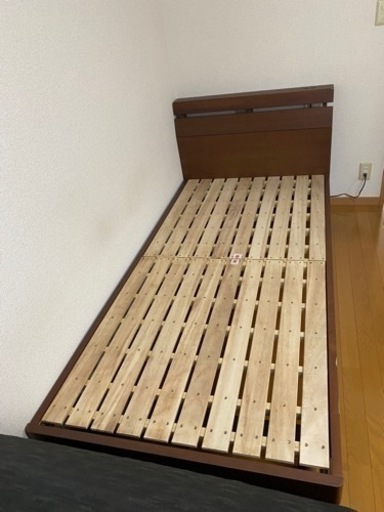 シングルベッド　マット掛布団セット　解体済