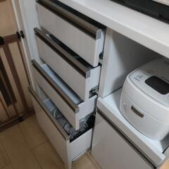 再投稿　2/4(日)お渡し　美品　カップボード　幅80の画像