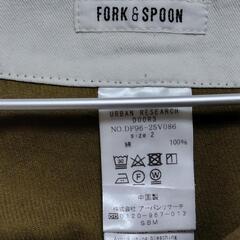 アースカラーがかわいいFORK & SPOON（URBAN RESEARCH DOORS)のスカート   サイズ２の画像