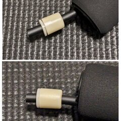 未使用・完品☆FEELCAT なわとび FC1801 黒 屋内外兼用 縄跳びの画像