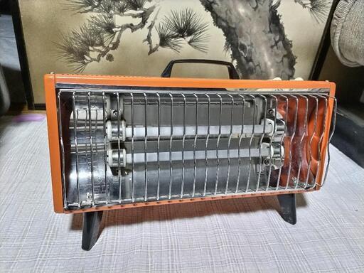 昭和レトロな電気ストーブ➀オレンジ
