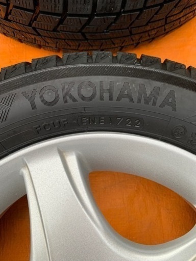 ダイハツ純正ホイール付きスタッドレスタイヤ 155/65R13 YOKOHAMA ice GUARD iG60 2022年製
