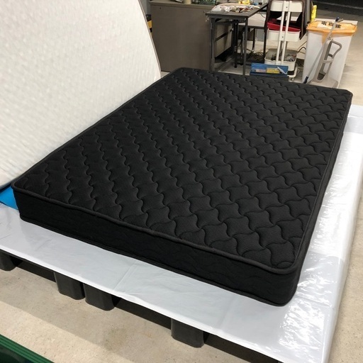タンスのゲン トリプルエッジサポート マットレス〈ダブルサイズ〉ブラック