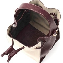 大幅値下げ【新品】 zakkaholic キャンバスコンビドロストBAG  ショルダーバッグ ハンドバッグ  ドロスト型 キャンバス素材コンビの画像