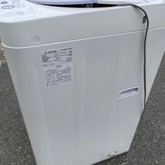 ?‍♀️☘️大阪市から阪南市まで配達設置無料?‍♀️シャープ洗濯機　5.5KG?保証有り