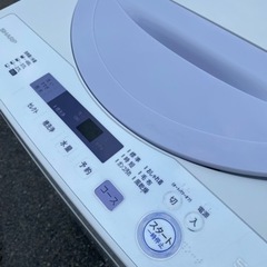 ?‍♀️☘️大阪市から阪南市まで配達設置無料?‍♀️シャープ洗濯機　5.5KG?保証有り