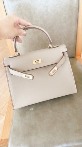 新品　エルメスケリー風　レザーバッグ　2色