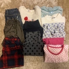 （決定しました！）子ども服まとめ売り　女の子　秋冬物　120cmの画像