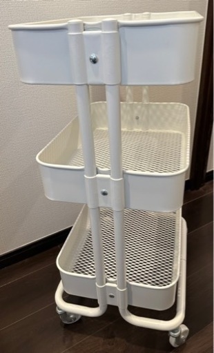 IKEA   RÅSKOG ロースコグ　ホワイト　ワゴン