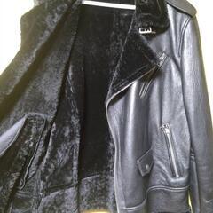 革ジャン 防寒 ジャケット ムートン　メンズの画像