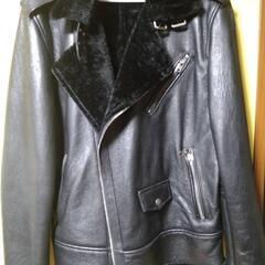 革ジャン 防寒 ジャケット ムートン　メンズの画像