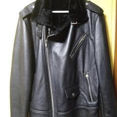 革ジャン 防寒 ジャケット ムートン　メンズ