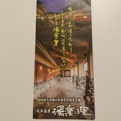 北本温泉　湯楽の里　スパ　回数券　3枚