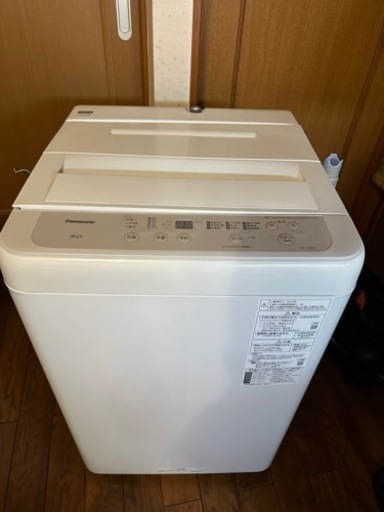 【美品・高年式・低使用】Panasonic全自動洗濯機5kg