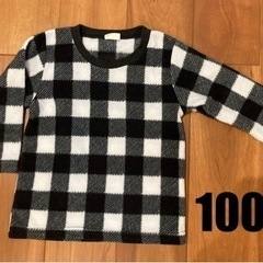 あったかフリース地 トップス 100の画像