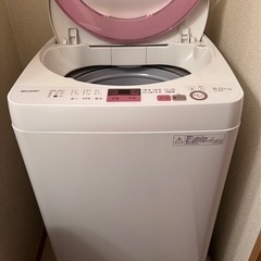【購入者決定】シャープ製　全自動洗濯機の画像