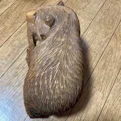 木彫りのくまの画像