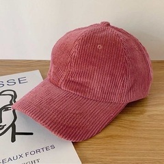 【新品未使用】 コーデュロイ キャップの画像
