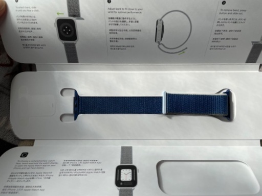 横浜駅から京急品川駅　新品同様　Apple Watch 40mmケース用　アビス　スポーツループ MJFV3FE/A
