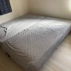ニトリ　シングル脚付ボンネルコイルマットレス