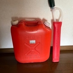 灯油ポリタンク、給油ポンプ、ポンプ収納器、3点セット