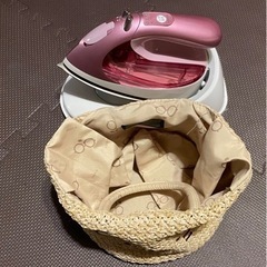 【値下げ】a-jolie　すみっコぐらし　ねこ　麦わら風カゴバッグ　ハンドバッグの画像