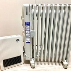 デロンギオイルヒーター R631112EF & 小型セラミックヒ...