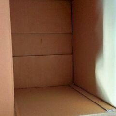 大きなサイズのダンボールの画像