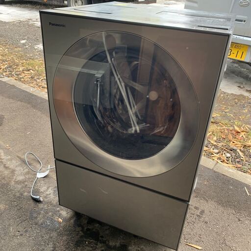 パナソニック Cuble ドラム式洗濯乾燥機 NA-VG2500L 2021年製 洗濯10.0kg /乾燥5.0kg キューブル ドラム
