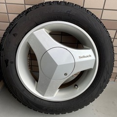 アルミホイールとスタッドレスタイヤセット13インチ　アサヒテック　ENKEI セルバッハの画像