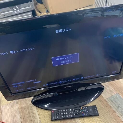 美品 TOSHIBA 東芝 REGZA 26RE2 2011年製 外付けHDD HD-50A2付き レグザ