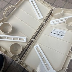 レジャー　折りたたみテーブルの画像