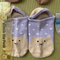 キッズ 靴下 ソックス 3足セット　猫キャラ の画像