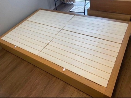 無印良品◯収納ダブルベッドフレームのみ