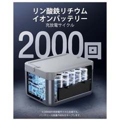 7599円オフ済 新品同様ほぼ未使用 Arkpax ポータブル電源 AC300W 256Wh リン酸鉄リチウムイオン電池 充放電サイクル2000回以上 純正弦波 50Hz/60Hz対応 LEDライト付き 小型 軽量 アウトドア キャンプ 車中泊 防災 非常用電源の画像