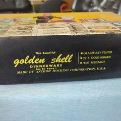 ゴールデンシェル　コーヒーカップ　5個　アンティーク　希少カップの画像