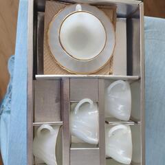 ゴールデンシェル　コーヒーカップ　5個　アンティーク　希少カップの画像