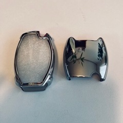 ベンツ　スマートキー　メッキ・透明カバー